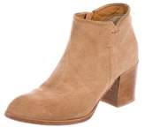 Thumbnail for your product : Alberto Fermani Suede Pointed-Toe Ankle Boots