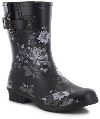 chooka sidewalk waterproof rain bootie