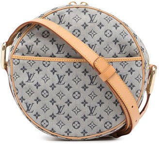 Louis Vuitton Blue Monogram Mini Lin Jeanne GM Messenger Bag