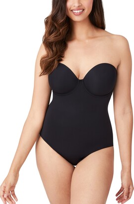 Spanx Shapewear Firming Strapless Mid-Thigh Bodysuit with Cups