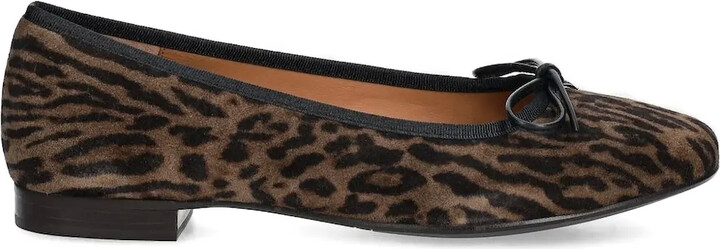 Leopard Scalloped Ballet Flats Lucky Brand Cloeey Scalloped
