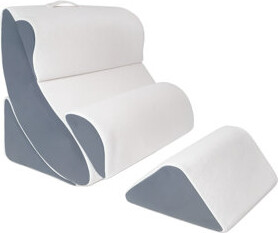 WILLIAMS HARDWARE INCORPORATED 6Pcs Xl Orthopedic Bed Wedge Pillow For Sleeping, Gel Memory Foam Post Surgery Pillow Set For Back, Neck, Leg Support, Acid Reflux, Gerd, Anti Snoring