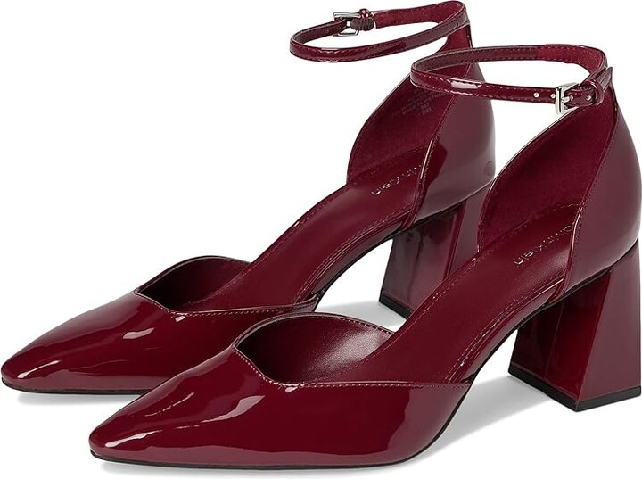 Calvin Klein Nalene Women's Shoes Dark Red Patent : 5.5 M, Synthetic