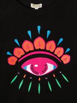 Thumbnail for your product : Kenzo Kids Eye cotton sweatshirt
