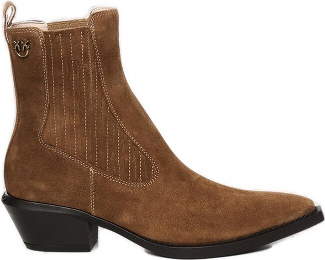 Pinko Cowboy Ankle Boots