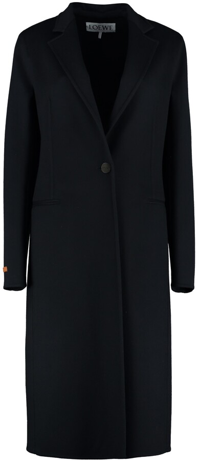 Loewe Women's Wool Coats | Shop the world's largest collection of 