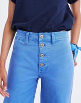 Thumbnail for your product : Madewell Tall Emmett Wide-Leg Crop Pants: Button-Front Edition