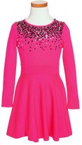 Thumbnail for your product : Milly Minis Sequin Skater Dress (Toddler Girls)