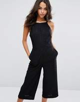 Thumbnail for your product : Warehouse Strap Lace jumpsuit