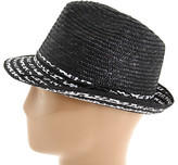 Thumbnail for your product : Laundry by Shelli Segal Wheat Fedora with Leopard Print Fabric Detail