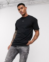 Thumbnail for your product : Religion drop shoulder t-shirt with back print logo in black