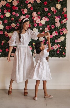 Nordstrom Matching Family Moments Jacquard Cotton Midi Dress