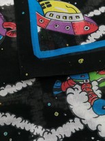 Thumbnail for your product : Moschino Spaceship Print Scarf