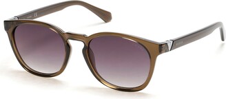 GUESS 54mm Gradient Round Sunglasses