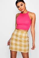 Thumbnail for your product : boohoo Woven Tartan A Line Skirt
