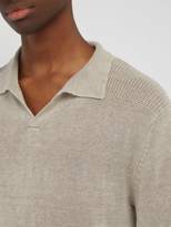 Thumbnail for your product : Iris von Arnim Filip Linen Knit Polo Shirt - Mens - Beige