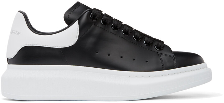 white shoes black sole