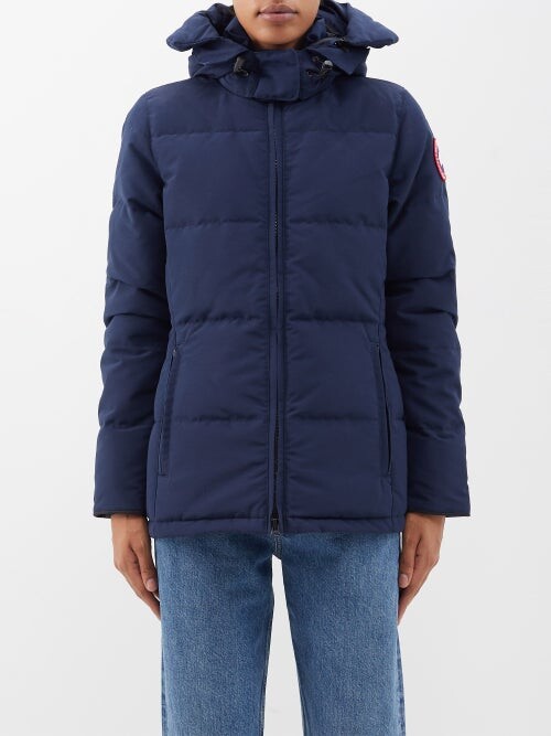Canada Goose Chelsea Hooded Down Coat - Navy - ShopStyle