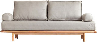 RISVOL LightGray 100% Polyester Standard Sofa bed cushion couch