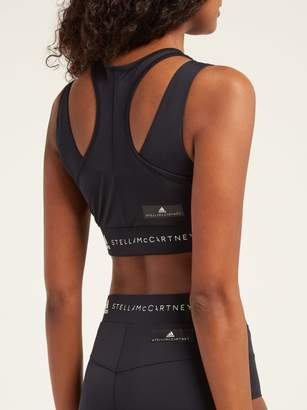 adidas by Stella McCartney Triathlon Crop Top - Womens - Black