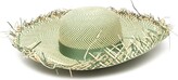 Thumbnail for your product : Borsalino Pamela frayed straw hat