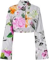 Thumbnail for your product : Off-White cropped floral printed blouse