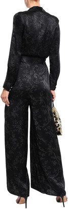 Camilla Crystal-embellished Printed Silk Crepe De Chine Wide-leg Pants