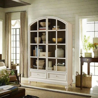 Parttlion French style solid wood bookcase