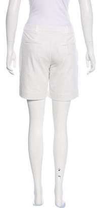 Diane von Furstenberg Eyelet Knee-Length Shorts