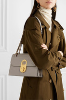 Thumbnail for your product : Christian Louboutin Elisa Large Leather Shoulder Bag - Gray