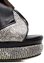 Thumbnail for your product : Chrissie Morris Audrey Black/White Sandal