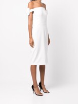 Thumbnail for your product : Aidan Mattox Off-Shoulder Bow-Detail Dress