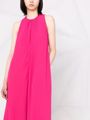 Gianluca Capannolo Gathered-Detail Sleeveless Jumpsuit