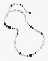 Thumbnail for your product : White House 2681 Jet/Glass-Pearl/CrystalLong Necklace