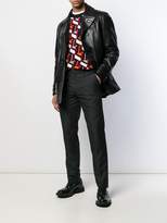Thumbnail for your product : Prada double breasted leather jacket