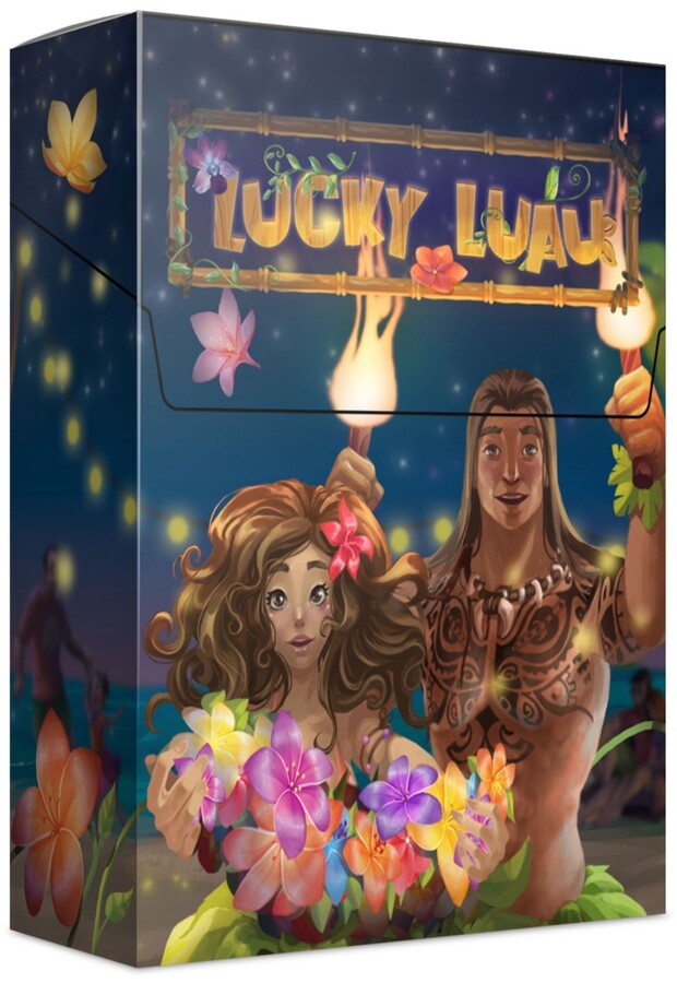 Cardlords Lucky Luau Flower Matching, Lei Making Game, 78 Pieces
