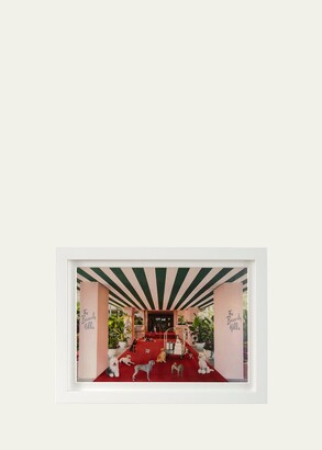 Gray Malin "Dogs at the Beverly Hills Hotel" Mini Giclee Print