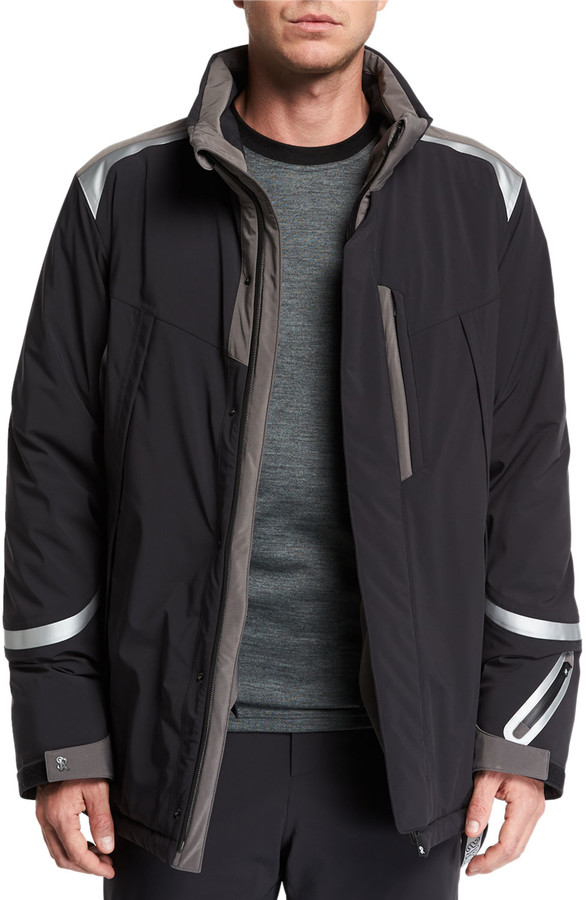 Stefano Ricci Men's Down Ski Jacket w/ Removable Hood ShopStyle Outerwear