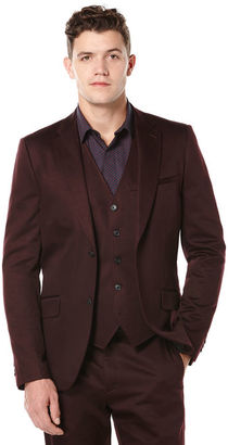 Perry Ellis Slim Fit Solid Satin Suit Jacket