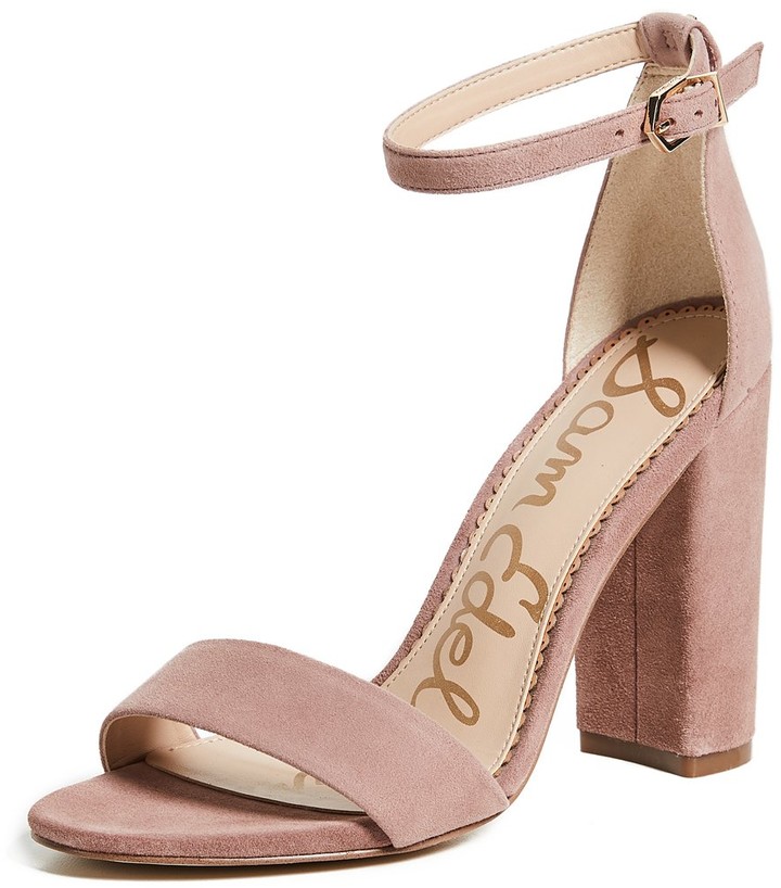 dusty rose sandals