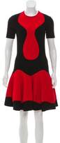 Thumbnail for your product : Alexander McQueen Textured Skater Dress