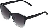 Thumbnail for your product : Jessica Simpson 55 mm Ombre Cat-Eye (Black/Crystal) Fashion Sunglasses