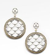 Thumbnail for your product : John Hardy 18K Gold Accented Sterling Silver Disc Drop Earrings