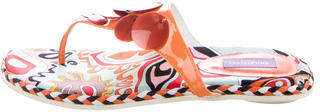 Emilio Pucci Embellished Slide Sandals