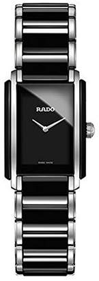 Rado Women's Silver-Tone Ceramic Band Steel Case Swiss Quartz Dial Analog Watch R20613152