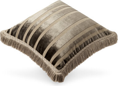 Pillowpops Pewter Posh Throw Square Pillow Cover & Insert