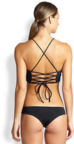 Thumbnail for your product : Mara Hoffman Lace-Up Cami Bikini Top