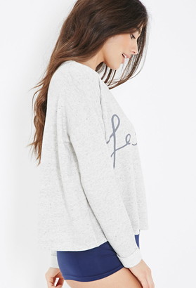 Forever 21 Je T'aime Graphic Sweatshirt