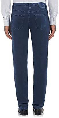 Kiton Men's Cotton-Blend Flat-Front Trousers
