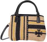 Thumbnail for your product : Tory Burch Mcgraw Linen Stripe Mini Satchel